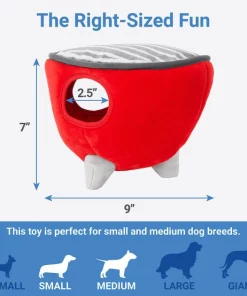 Frisco Camping BBQ Grill Hide & Seek Plush Squeaky Dog Toy -The Frisco Store 271026 PT1. SY630 V1626368490