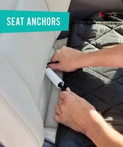 Frisco Quilted Front Carseat Cover, Black, Regular -The Frisco Store 271613 PT3. SY630 V1625582297