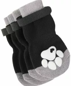Frisco Non-Skid Dog Socks, Black -The Frisco Store 272491 PT4. SY630 V1634830053