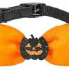 Frisco Black Glitter Cat collar with Pumpkin Bow -The Frisco Store 272866 MAIN. SY630 V1624047482