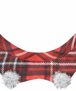 Frisco Red Plaid Guinea Pig Ruffle Collar with Pom Poms, One Size 10 Frisco Red Plaid Guinea Pig Ruffle Collar with Pom Poms, One Size -The Frisco Store 276180 PT5. SY630 V1631303110