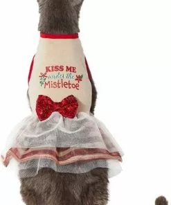 Frisco Kiss Me Under the Mistletoe Dog & Cat Dress -The Frisco Store 276335 PT2. SY630 V1637656899