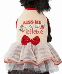 Frisco Kiss Me Under the Mistletoe Dog & Cat Dress -The Frisco Store 276335 PT3. SY630 V1637685458