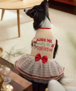 Frisco Kiss Me Under the Mistletoe Dog & Cat Dress -The Frisco Store 276335 PT5. SY630 V1637729492