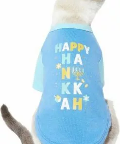 Frisco Happy Hanukkah Dog & Cat T-shirt -The Frisco Store 276479 PT2. SY630 V1637708199