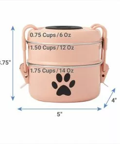 Frisco Complete Travel Stainless Steel Dog & Cat Feeder Bowl 10 Frisco Complete Travel Stainless Steel Dog & Cat Feeder Bowl -The Frisco Store 277506 PT1. SY630 V1628862839