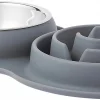 Frisco Silicone Slow Feeder Mat with Stainless Steel Bowl 1 Frisco Silicone Slow Feeder Mat with Stainless Steel Bowl -The Frisco Store 277549 MAIN. SY630 V1627933934