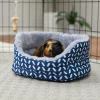 Frisco Small Pet Herringbone Plush Round Cuddler -The Frisco Store 278104 MAIN. SY630 V1629465444
