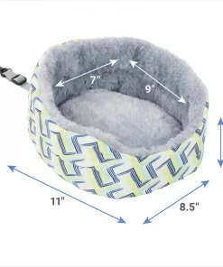 Frisco Small Pet Geometric Plush Oval Cuddler -The Frisco Store 278109 PT1. SY630 V1629385618