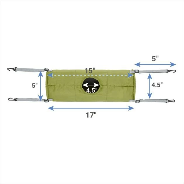 Frisco Small Pet Forest Plush Hanging Tunnel 4 Frisco Small Pet Forest Plush Hanging Tunnel - Image 2