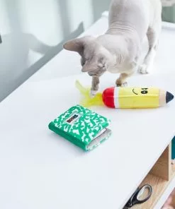 Frisco Notebook & Pencil Plush Cat Toy with Catnip, 2 count -The Frisco Store 279411 PT3. SY630 V1628191487