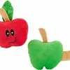 Frisco Teacher's Apple Plush Cat Toy with Catnip, 2 count -The Frisco Store 279415 MAIN. SY630 V1628191204