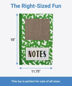 Frisco Notebook Cat Scratcher Toy with Catnip 6 Frisco Notebook Cat Scratcher Toy with Catnip -The Frisco Store 279421 PT1. SY630 V1629824474