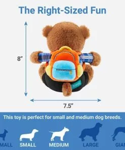 Frisco Bear Plush Squeaky Dog Toy -The Frisco Store 279433 PT1. SY630 V1629824197