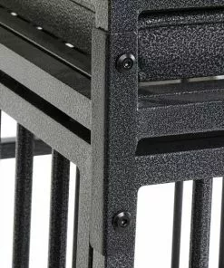 Frisco Ultimate Foldable & Stackable Heavy Duty Steel Metal Single Door Dog Crate -The Frisco Store 280102 PT5. SY630 V1632851532