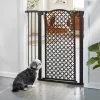 Frisco Metal Pattern Extra Tall Auto-close Dog Gate -The Frisco Store 280288 MAIN. SY630 V1627400491