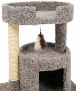 Frisco 27-in Real Carpet Cat Tree with Condo and Oval Perch -The Frisco Store 282745 PT3. SY630 V1621948966