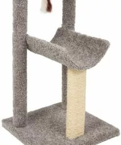 Frisco 40-in Real Carpet Tri-post Cat Tree, Gray 9 Frisco 40-in Real Carpet Tri-post Cat Tree, Gray -The Frisco Store 282753 PT4. SY630 V1621949242