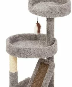 Frisco 44-in Real Carpet Cat Tree with Replaceable Corrugate Scratcher -The Frisco Store 282757 PT3. SY630 V1621949247
