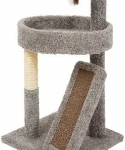 Frisco 44-in Real Carpet Cat Tree with Replaceable Corrugate Scratcher -The Frisco Store 282757 PT4. SY630 V1621948706