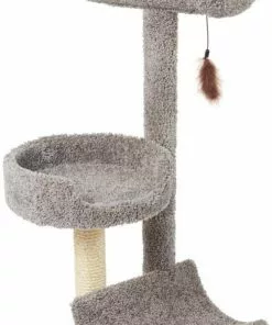 Frisco 45-in Real Carpet Cat Tree, Gray -The Frisco Store 282761 PT2. SY630 V1622813259