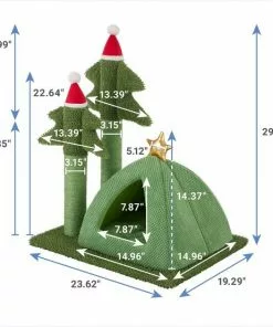 Frisco Holiday Tree House & Scratching Posts -The Frisco Store 283151 PT1. SY630 V1631047485