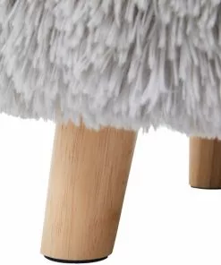 Frisco Eyelash Fur Round Elevated Cat Bed -The Frisco Store 285212 PT3. SY630 V1625069576