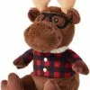 Frisco Hipster Moose Plush Squeaky Dog Toy -The Frisco Store 285603 MAIN. SY630 V1629726705