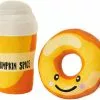 Frisco Fall Pumpkin Pie Latte & Donut Plush Squeaky Dog Toy, 2 count -The Frisco Store 285611 MAIN. SY630 V1629726689