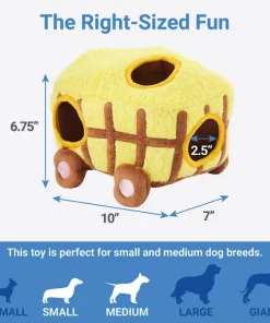 Frisco Fall Hay Wagon Hide & Seek Puzzle Plush Squeaky Dog Toy -The Frisco Store 285631 PT1. SY630 V1636990888