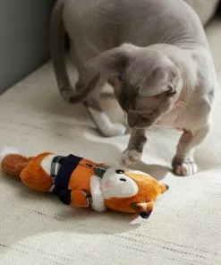 Frisco Hipster Fox Plush Kicker Cat Toy with Catnip 7 Frisco Hipster Fox Plush Kicker Cat Toy with Catnip -The Frisco Store 285649 PT3. SY630 V1629725277