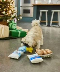 Frisco Baking Ingredients Plush Squeaky Dog Toy, 4 count -The Frisco Store 287131 PT3. SY630 V1632773004