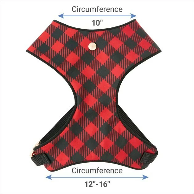 Frisco Fashion Over-The-Head Harness, Buffalo Plaid 4 Frisco Fashion Over-The-Head Harness, Buffalo Plaid - Image 2