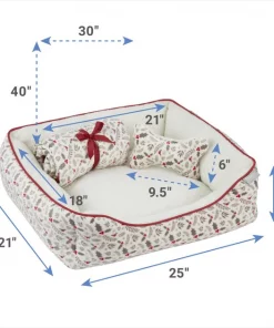 Frisco Holiberry Dog & Cat Bed & Gift Set -The Frisco Store 287879 PT1. SY630 V1632939009
