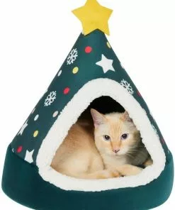 Frisco Holiday Dog & Cat Christmas Tree Cave Bed -The Frisco Store 287891 PT2. SY630 V1631574874