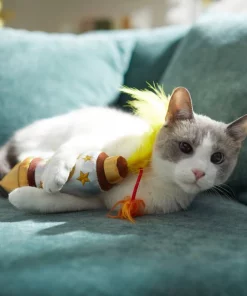 Frisco New Year's Eve Firework Plush Kicker Cat Toy with Catnip -The Frisco Store 288474 PT3. SY630 V1638288685