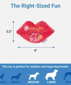 Frisco New Year's Eve Midnight Kiss Plush Squeaky Dog Toy -The Frisco Store 288482 PT1. SY630 V1640718464