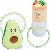 Frisco Healthy Snack Plush with Rope Dog Toy, 2 count -The Frisco Store 288901 MAIN. SY630 V1638290670