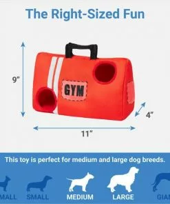 Frisco Gym Bag Hide & Seek Puzzle Plush Squeaky Dog Toy -The Frisco Store 288913 PT1. SY630 V1640722762