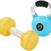 Frisco Dumbell & Kettleball Plush Squeaky Dog Toy, 2 count -The Frisco Store 288919 MAIN. SY630 V1638291142