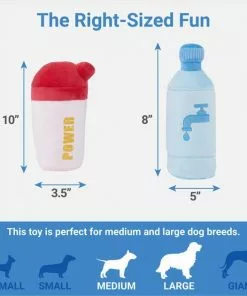 Frisco Protein & Water Bottle Cruncher Dog Toy, 2 count 6 Frisco Protein & Water Bottle Cruncher Dog Toy, 2 count -The Frisco Store 288927 PT1. SY630 V1640722583