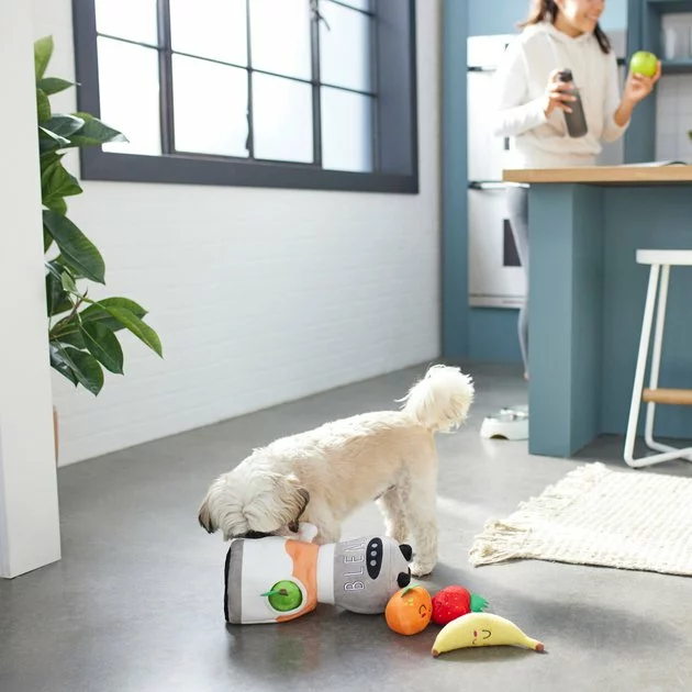 Frisco Blender Hide & Seek Puzzle Plush Squeaky Dog Toy 6 Frisco Blender Hide & Seek Puzzle Plush Squeaky Dog Toy - Image 4