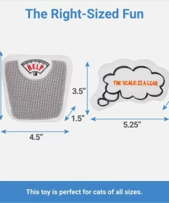 Frisco Scale & Message Bubble Plush Cat Toy with Catnip, 2 count -The Frisco Store 288959 PT1. SY630 V1640722344