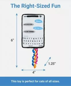 Frisco Cell Phone Plush Cat Toy with Catnip -The Frisco Store 288961 PT1. SY630 V1640722362