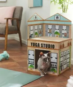 Frisco Yoga Studio Cardboard Cat House, 2-Story 9 Frisco Yoga Studio Cardboard Cat House, 2-Story -The Frisco Store 288965 PT3. SY630 V1638292325