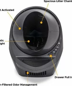 Litter-Robot||Frisco Litter-Robot WiFi Enabled Automatic Self-Cleaning Cat Litter Box + Frisco Multi-Cat Unscented Clumping Clay Cat Litter -The Frisco Store 289229 PT4. SY630 V1618520209