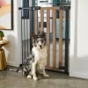 Frisco Wood & Metal Extra Tall Auto-close Dog Gate, 41-in -The Frisco Store 289330 MAIN. SY630 V1632939039