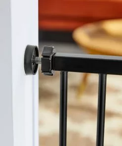 Frisco Wood & Metal Extra Wide Auto-close Dog Gate, 30-in -The Frisco Store 289332 PT5. SY630 V1632938919