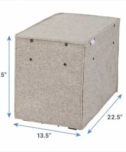 Frisco Faux linen Dog Crate Cover -The Frisco Store 289623 PT2. SY630 V1644433626