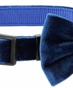 Frisco Velvet Dog Collar With Removeable Velvet Bow